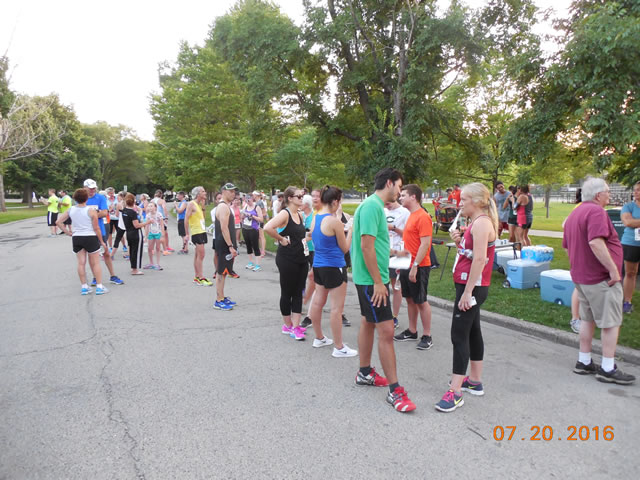 Race action from the roads of Norwood Park