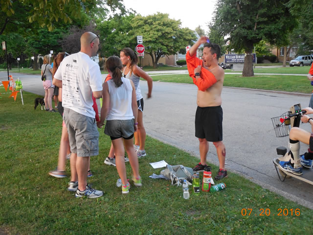 Race action from the roads of Norwood Park