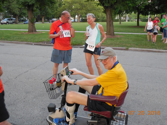 Race action from the roads of Norwood Park