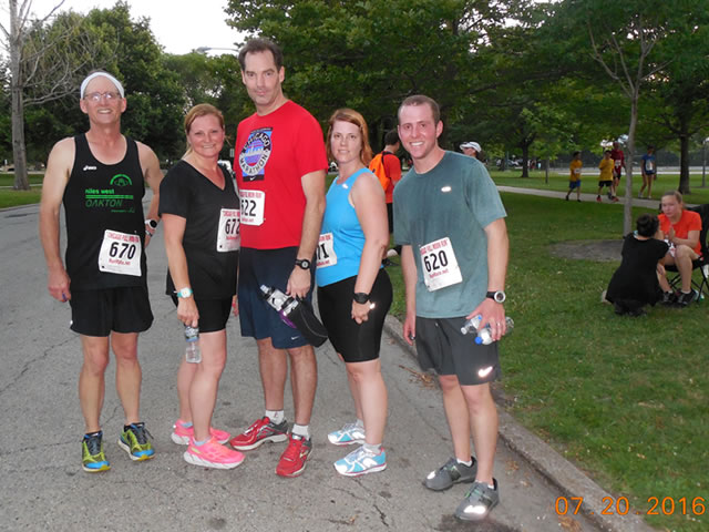 Race action from the roads of Norwood Park