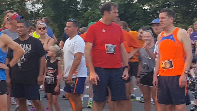 5-Km Runners Assemble at Start Line