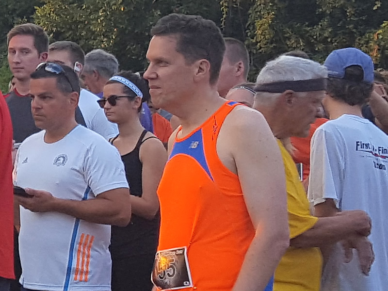 5-Km Runners Assemble at Start Line
