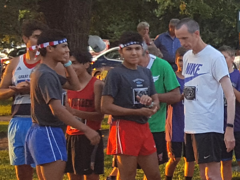 5-Km Runners Assemble at Start Line