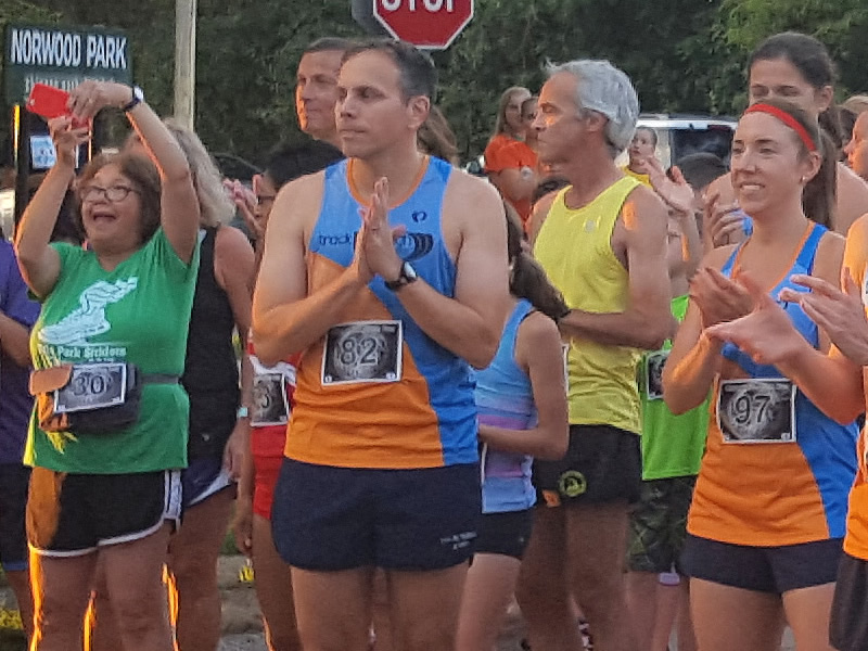 5-Km Runners Assemble at Start Line
