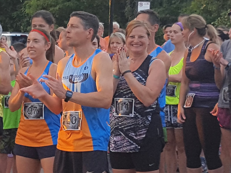 5-Km Runners Assemble at Start Line
