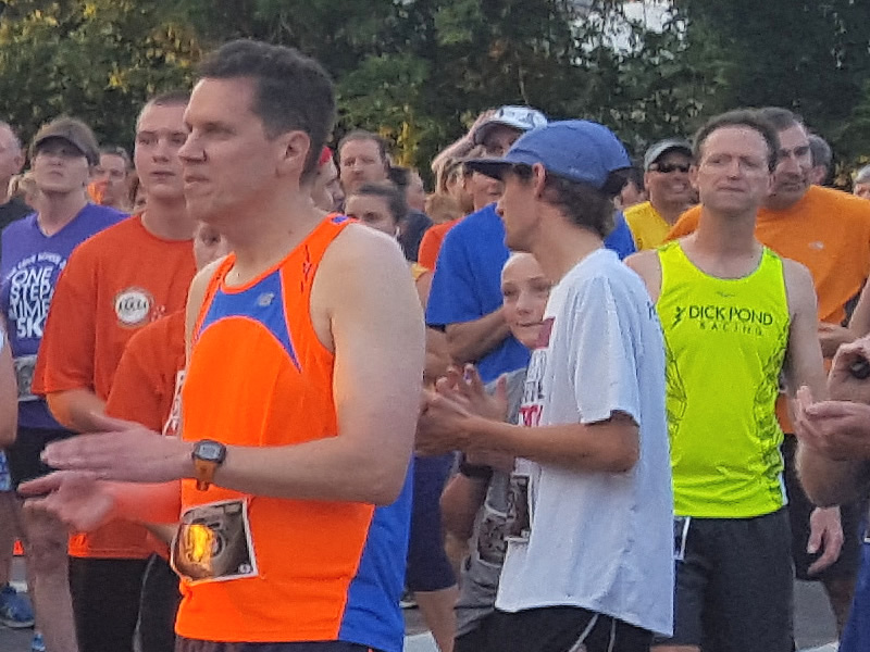 5-Km Runners Assemble at Start Line