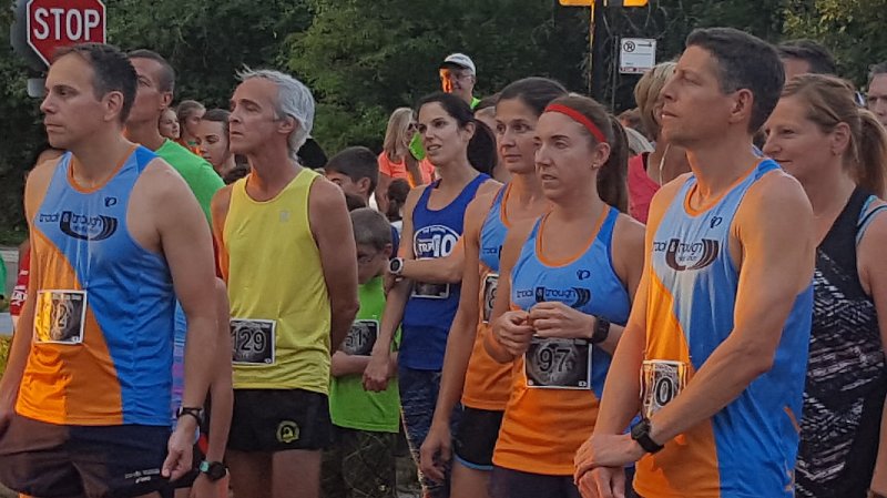 5-Km Runners Assemble at Start Line