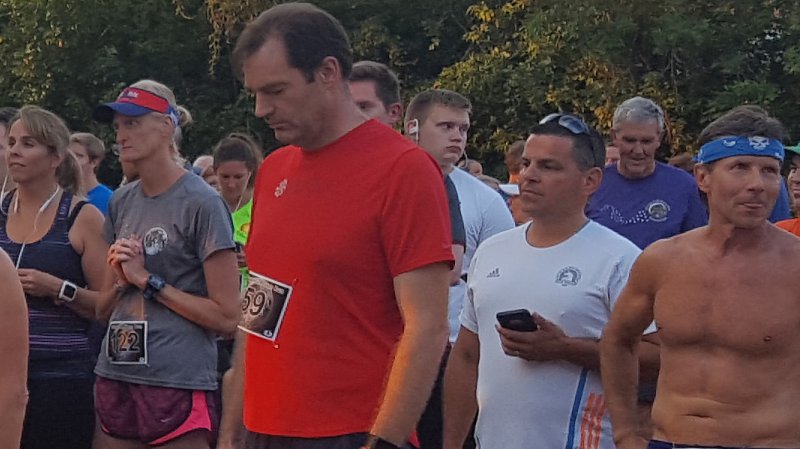 5-Km Runners Assemble at Start Line