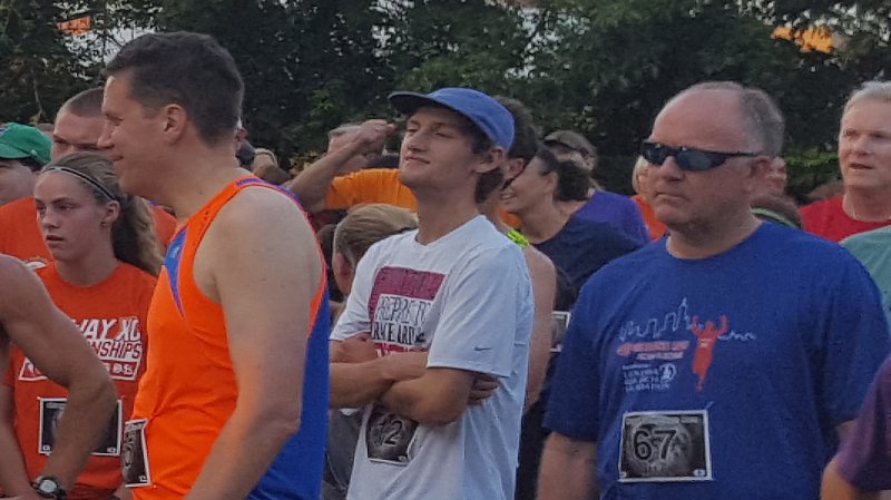 5-Km Runners Assemble at Start Line