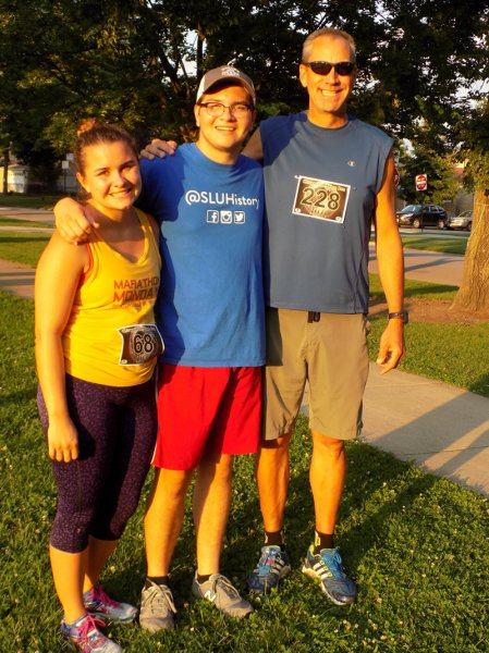 Pre-race Gathering in Norwood Park