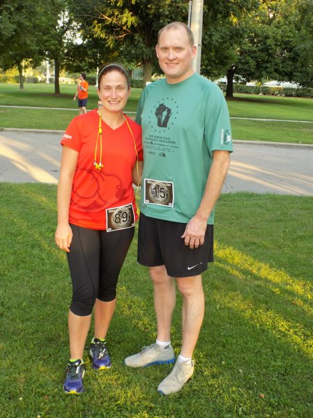 Pre-race Gathering in Norwood Park
