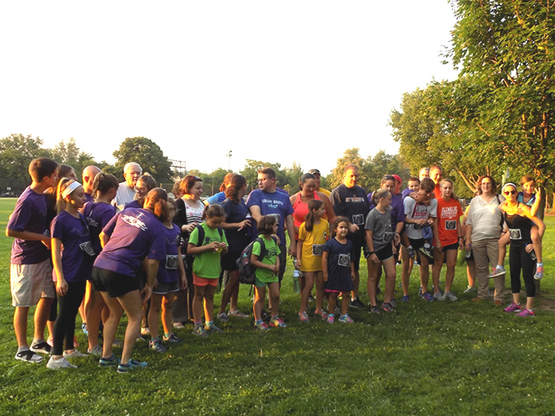 Pre-race Gathering in Norwood Park