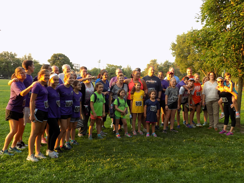 Pre-race Gathering in Norwood Park