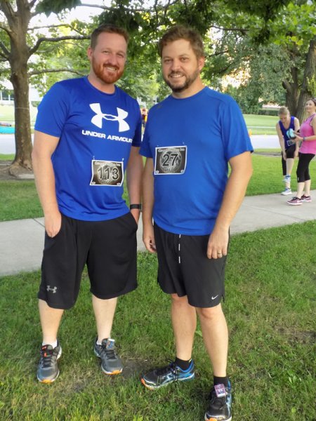 Pre-race Gathering in Norwood Park