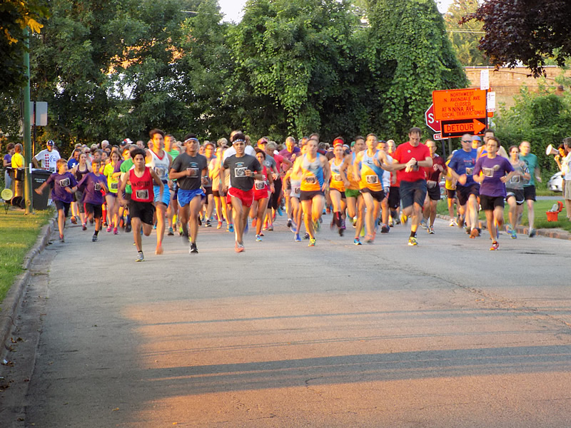 Start of the 5-Km Featured Event!