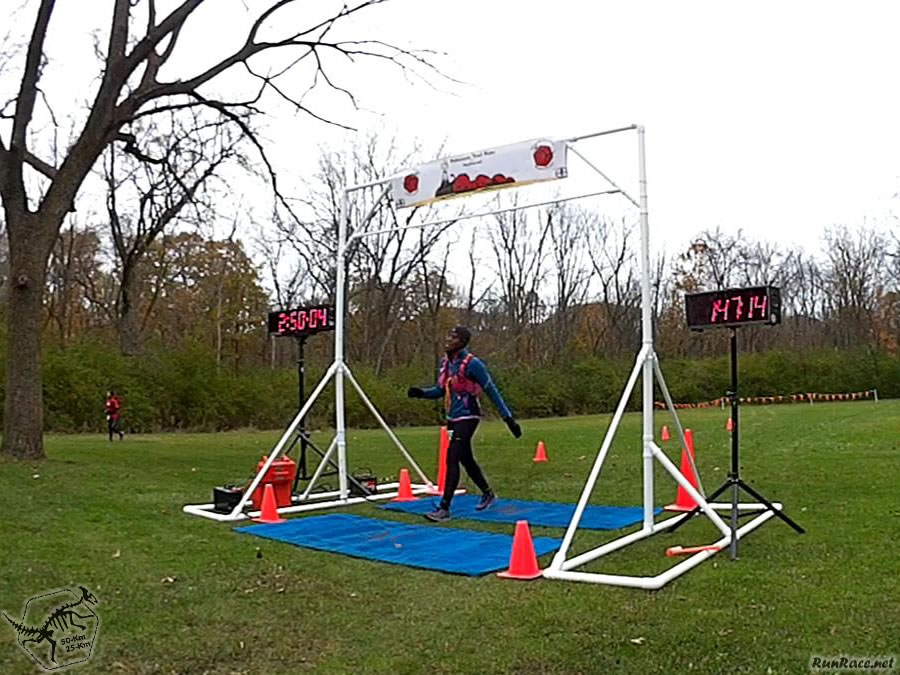 50-Km Runners Complete their First Lap