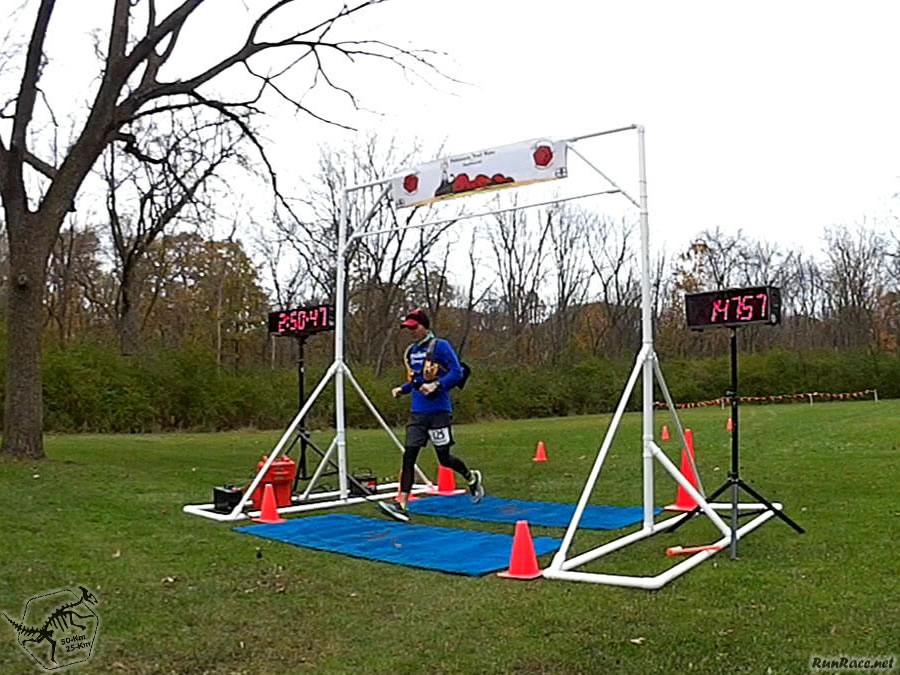 50-Km Runners Complete their First Lap