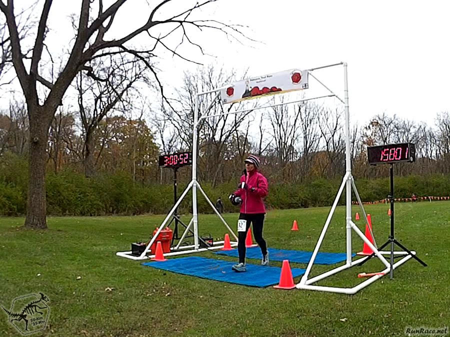 50-Km Runners Complete their First Lap