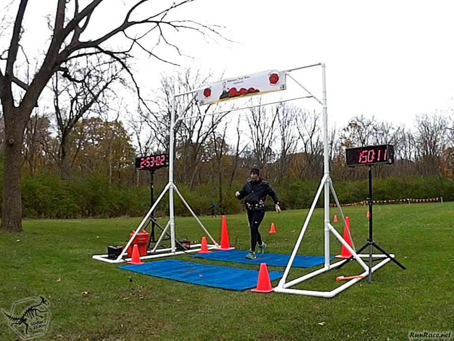 50-Km Runners Complete their First Lap