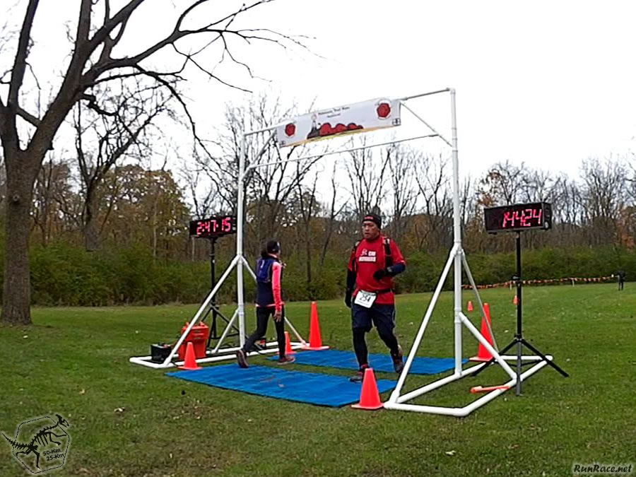 50-Km Runners Complete their First Lap