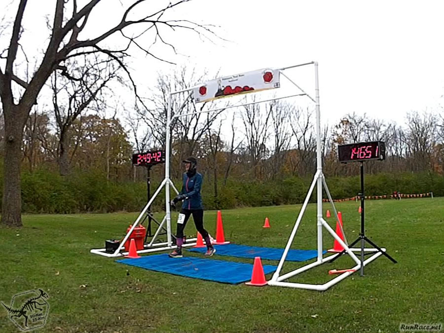 50-Km Runners Complete their First Lap