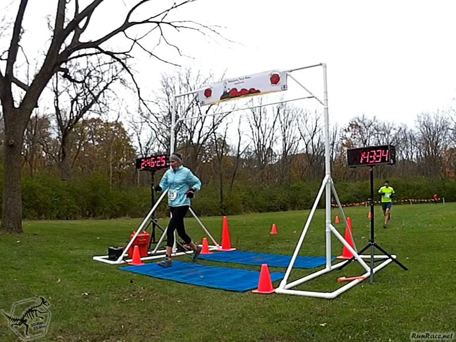 50-Km Runners Complete their First Lap