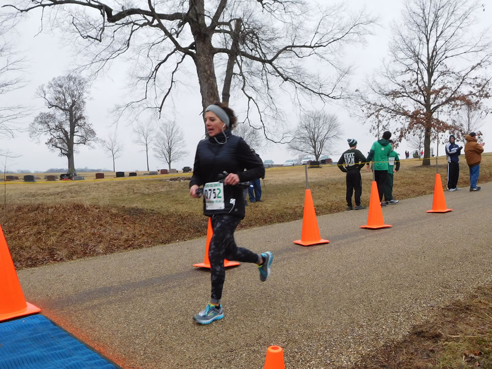Action near the start/finish area