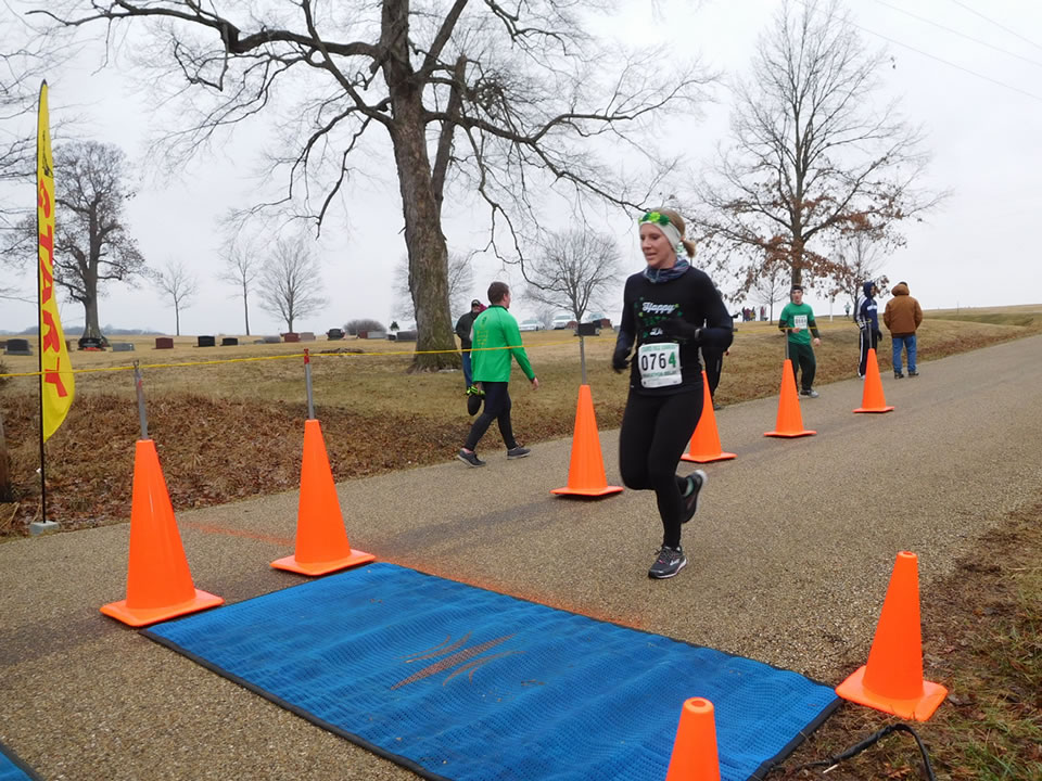Action near the start/finish area