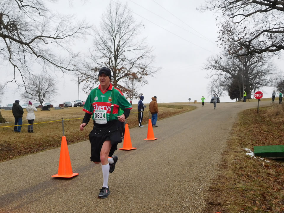 Action near the start/finish area