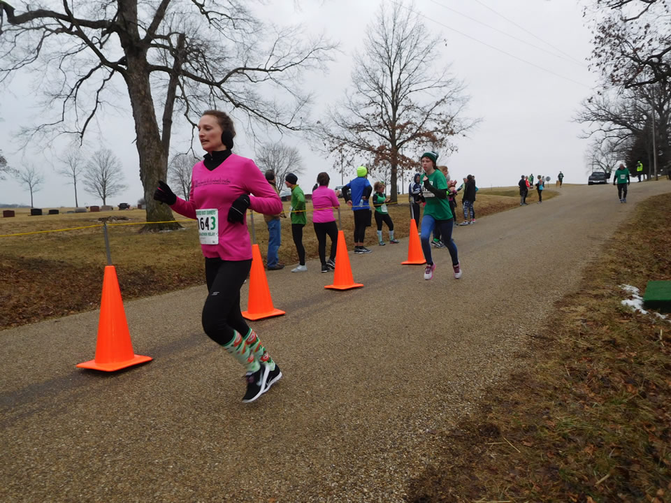 Action near the start/finish area