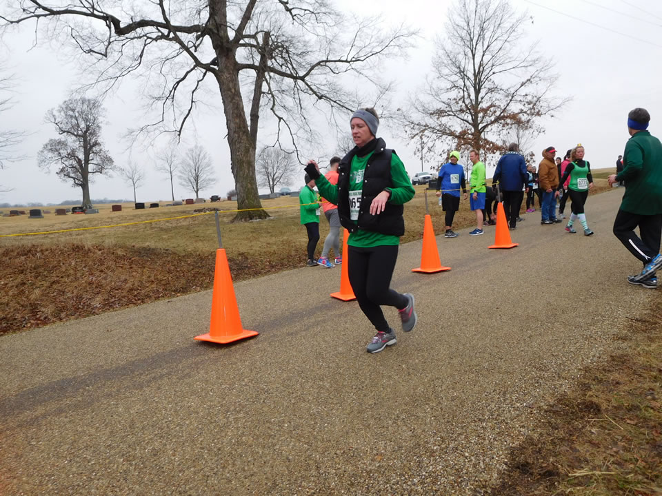 Action near the start/finish area