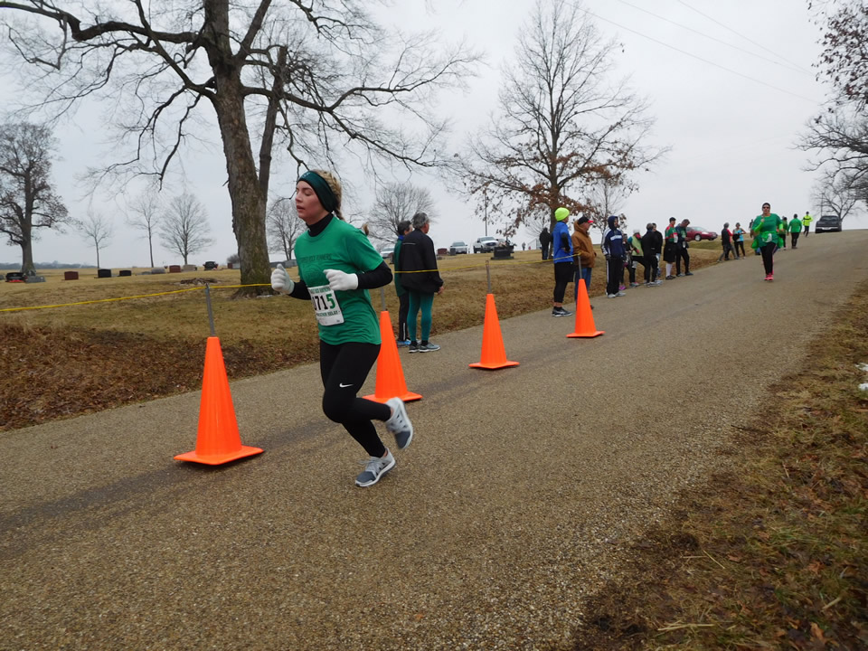 Action near the start/finish area