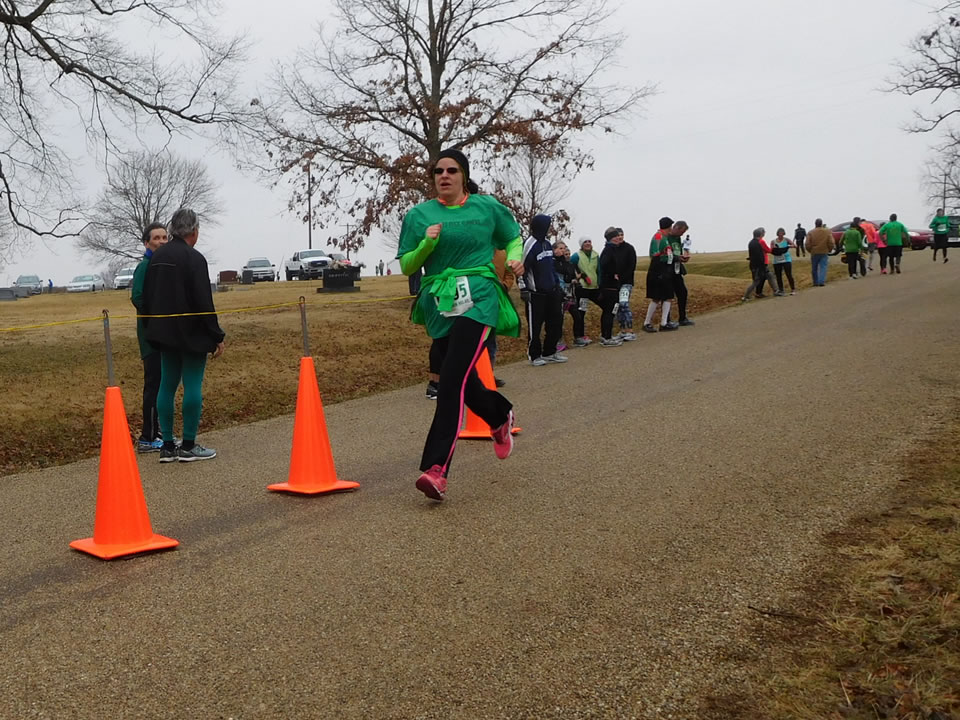 Action near the start/finish area