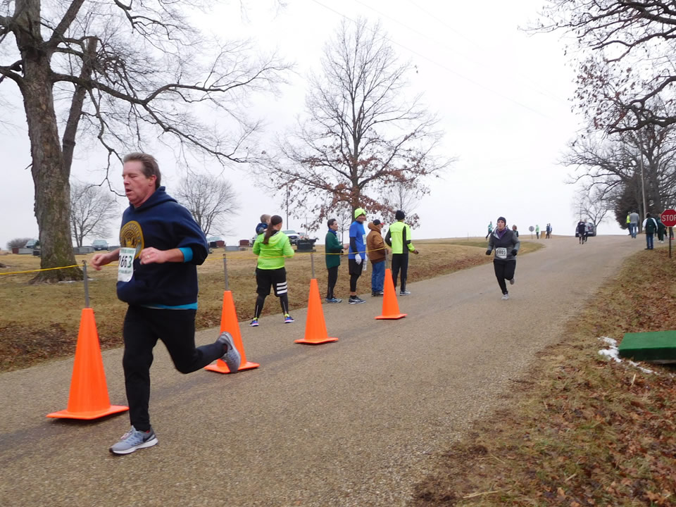 Action near the start/finish area