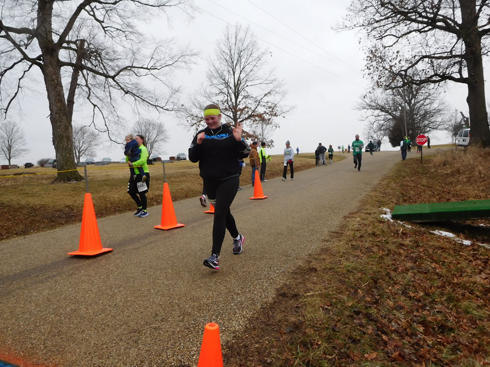 Action near the start/finish area