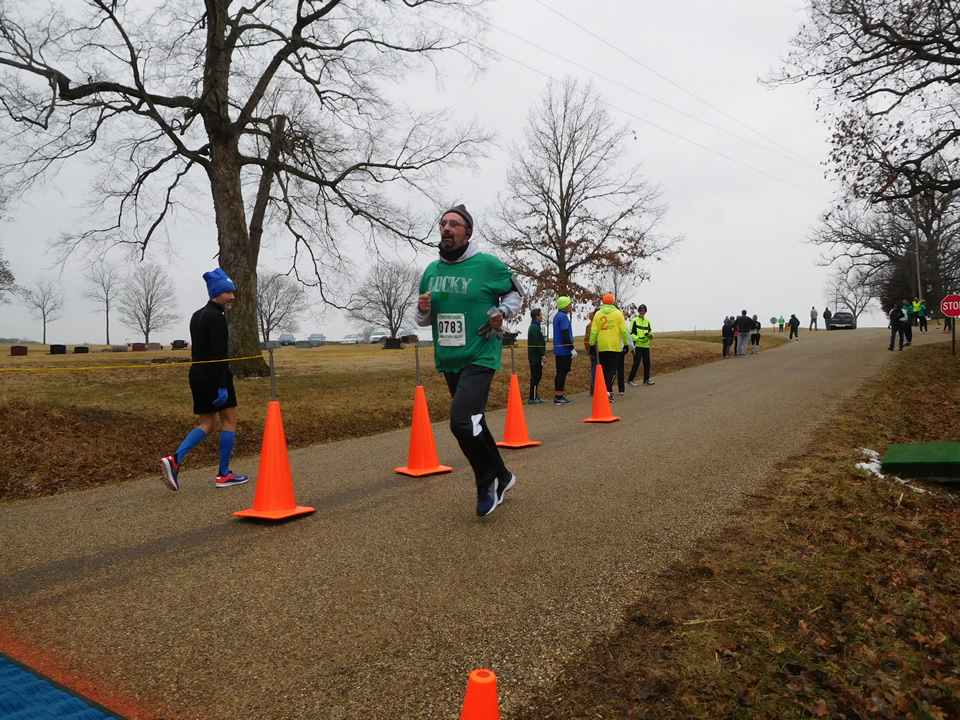 Action near the start/finish area
