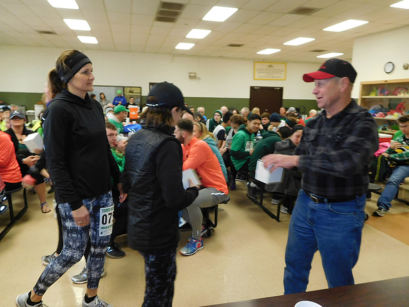 Post-race festivities with awards and homemade chili!