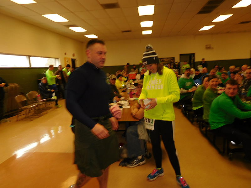 Post-race festivities with awards and homemade chili!