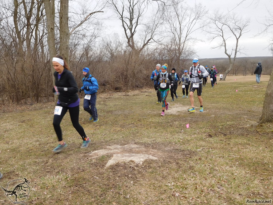 Starting Parade Loop for 50-Km Runners