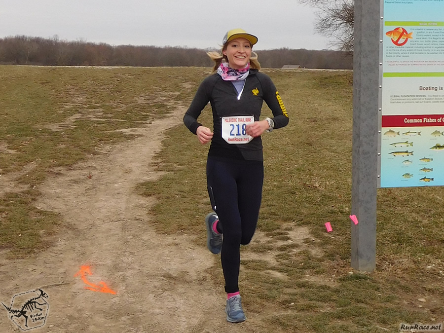 50-Km Runners on Cross Country Stretch near Bullfrog Lake