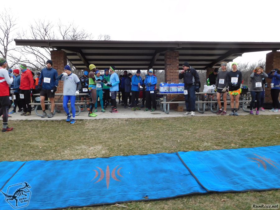 Starting Parade Loop for 25-Km Runners