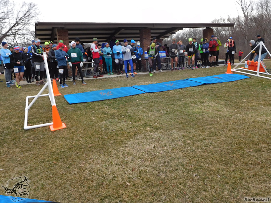 Starting Parade Loop for 25-Km Runners