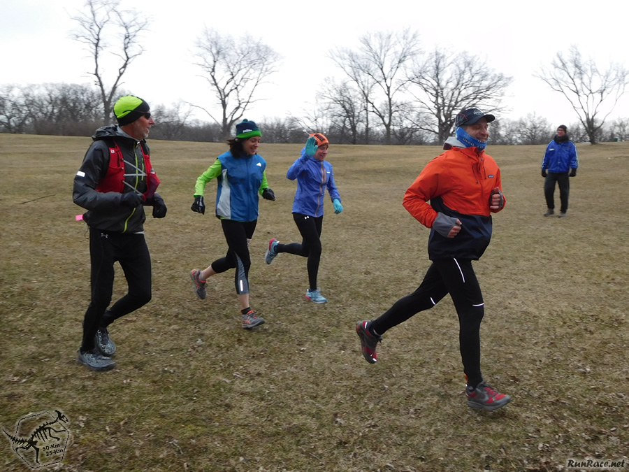 Starting Parade Loop for 25-Km Runners