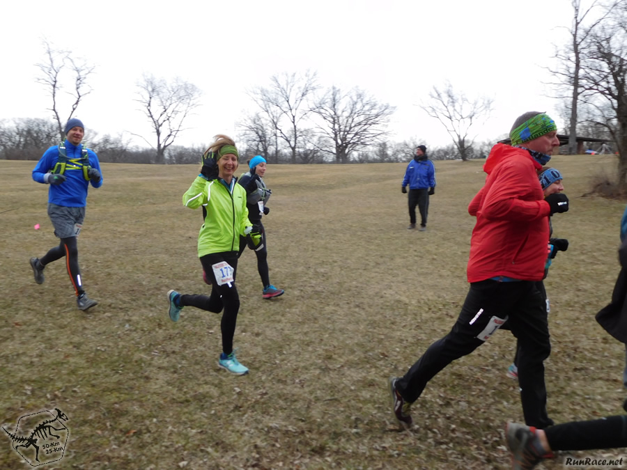 Starting Parade Loop for 25-Km Runners