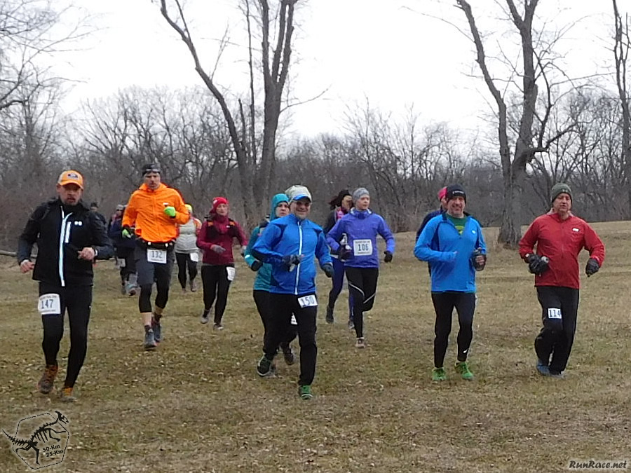 Starting Parade Loop for 25-Km Runners