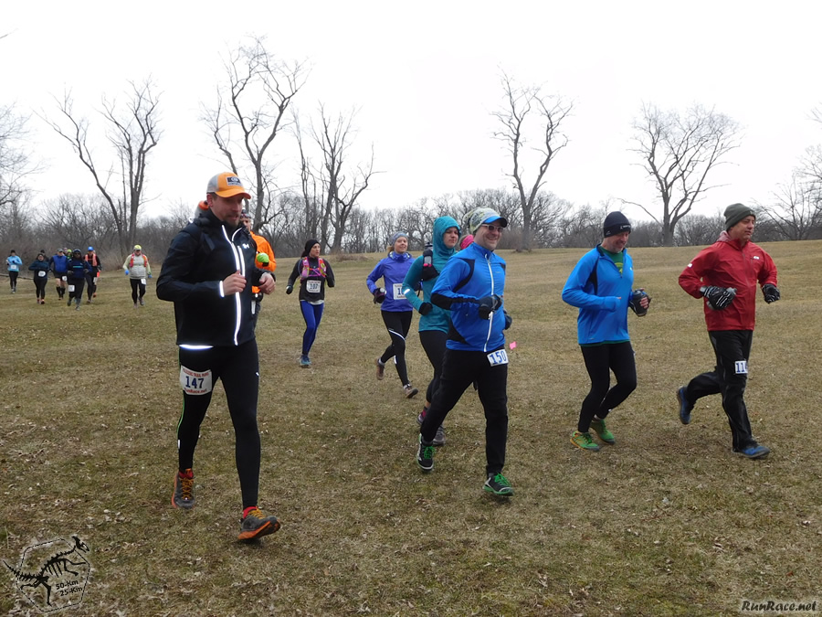 Starting Parade Loop for 25-Km Runners