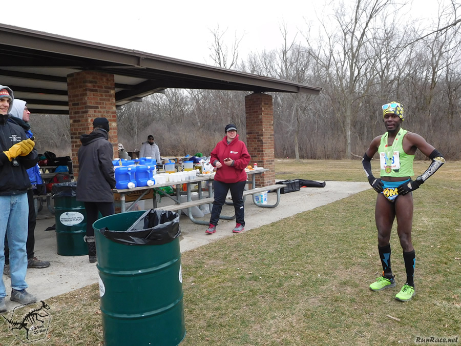 Action at Pioneer Woods Start/Finish Area