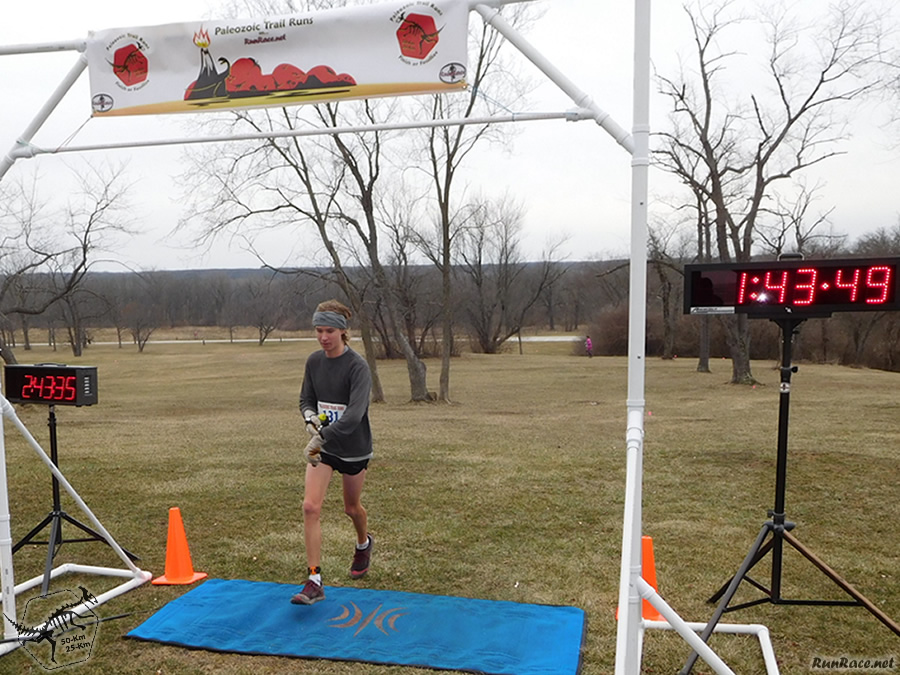 Action at Pioneer Woods Start/Finish Area
