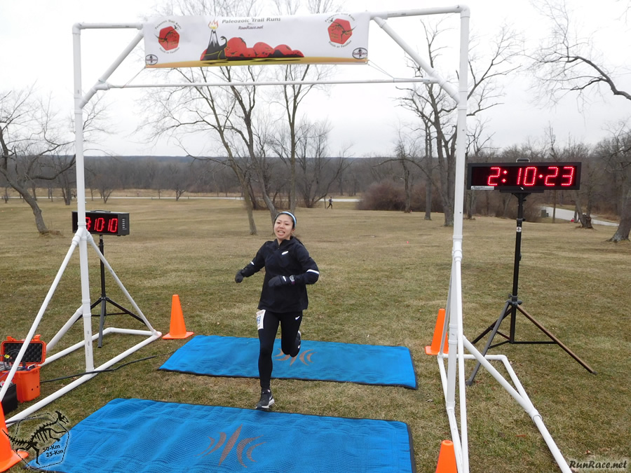 Action at Pioneer Woods Start/Finish Area