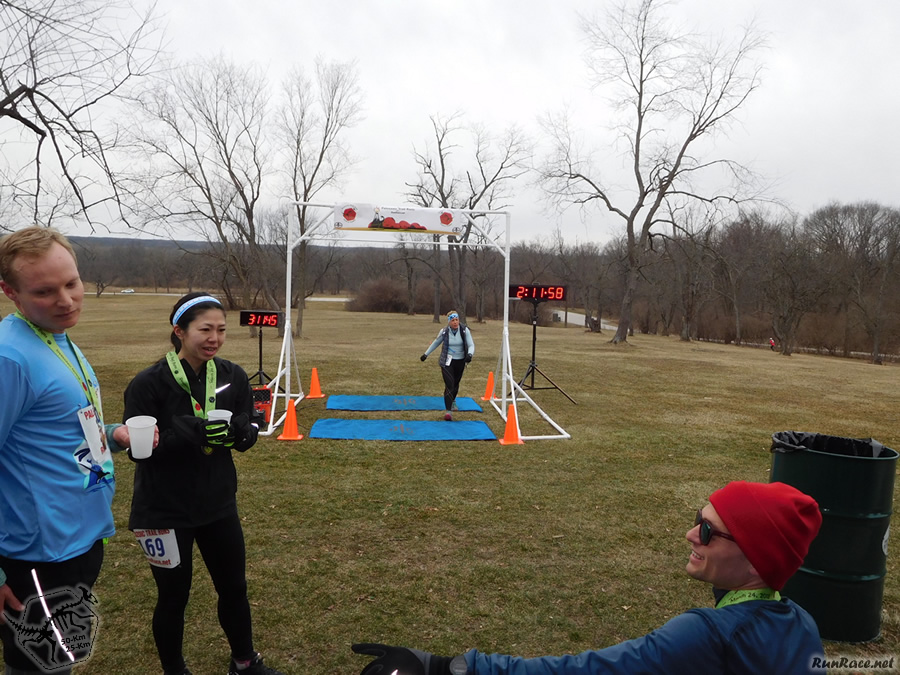 Action at Pioneer Woods Start/Finish Area